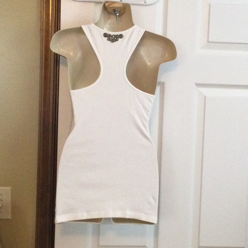 Express Ribbed Race back tank top - Picture 4 of 8
